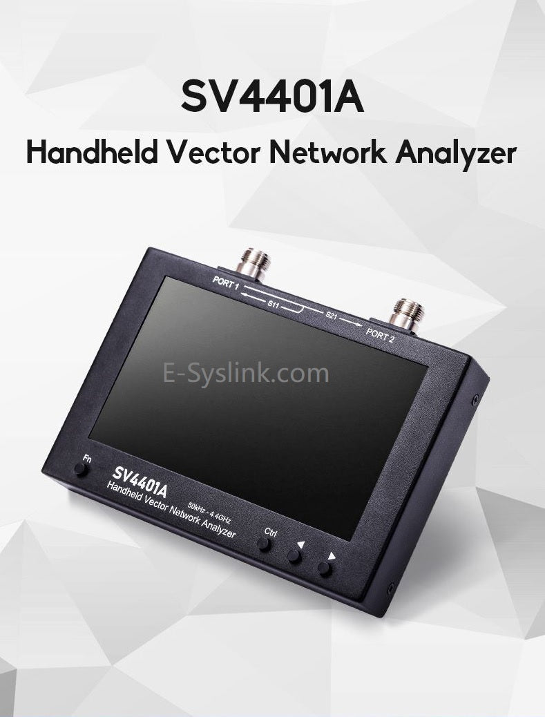 SV4401A 7 inch 4.4GHz HF VHF UHF Vector Network Analyzer Antenna Analyzer SWR