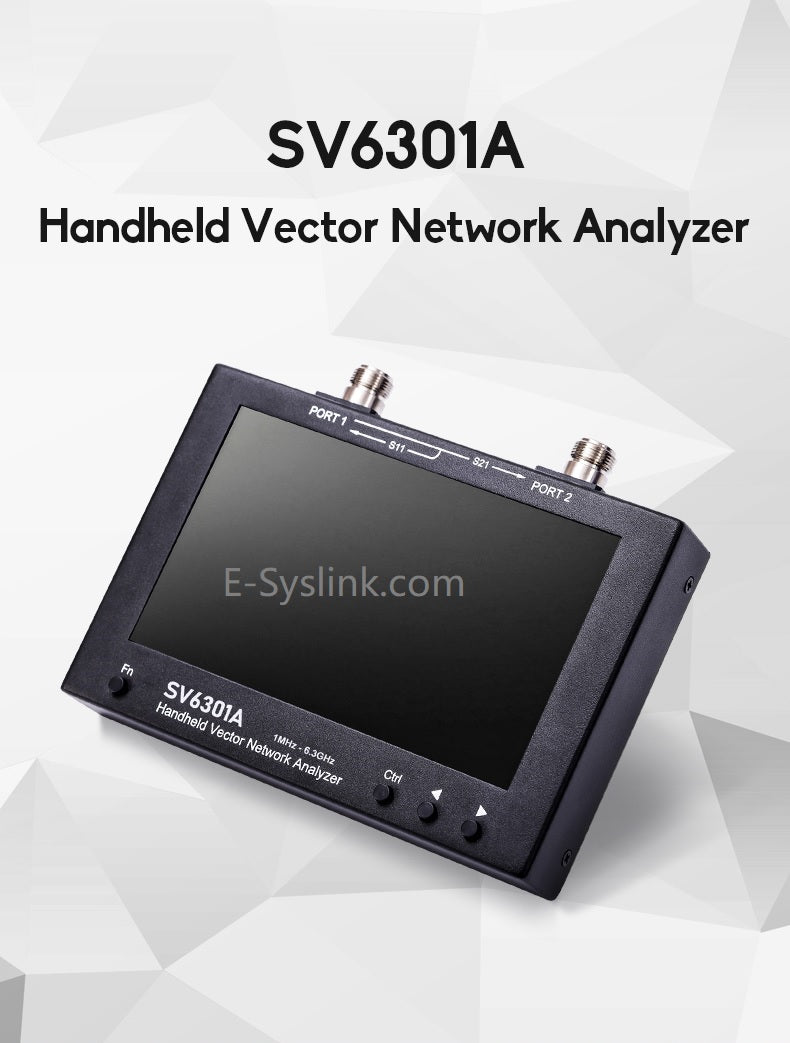 SV6301A 7 inch 6.3GHz HF VHF UHF Vector Network Analyzer Antenna Analyzer SWR